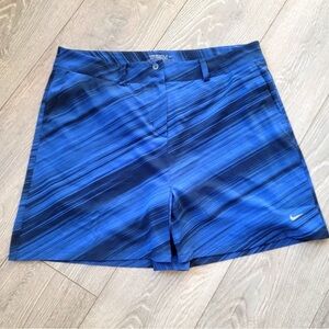 Nike Women's Athletic Skort in Blue Stripes